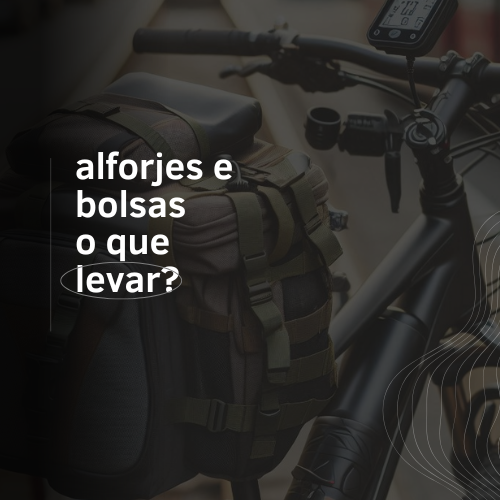 Escolha alforjes e bolsas resistentes e impermeáveis para distribuir bem o peso da bagagem. Leve o essencial: roupas adequadas, kit de reparo, ferramentas, alimentação leve, água, itens de higiene e documentos. Organização e praticidade fazem toda a diferença na sua cicloviagem