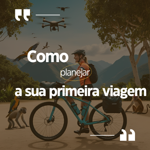 "Para planejar sua primeira cicloviagem, escolha um destino adequado ao seu preparo, prepare a bike, leve apenas o essencial e estude o trajeto. Segurança, hidratação e disposição para imprevistos são essenciais para uma experiência inesquecível!"